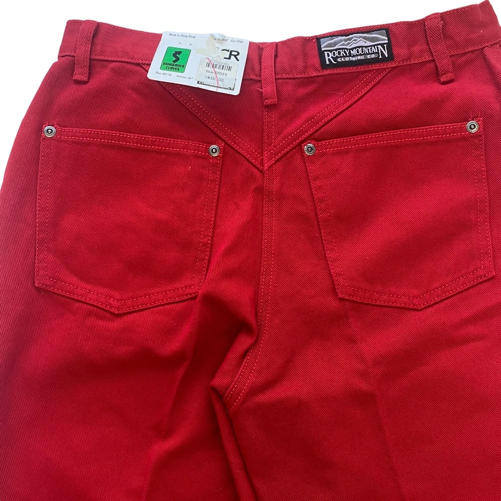 Vintage Rocky Mountain Clothing Co Red Jeans size 32 - Picture 15 of 15